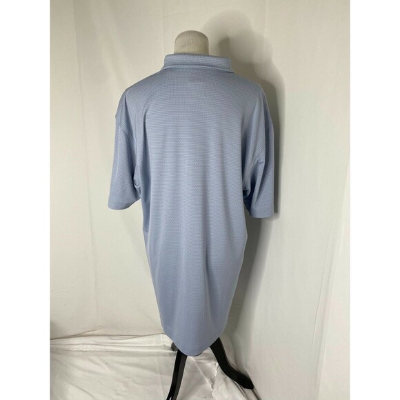 Dunning Polo Men’s Shirt Grey Pattern Short Sleeve Athletic Golf Size Large - Picture 3 of 8